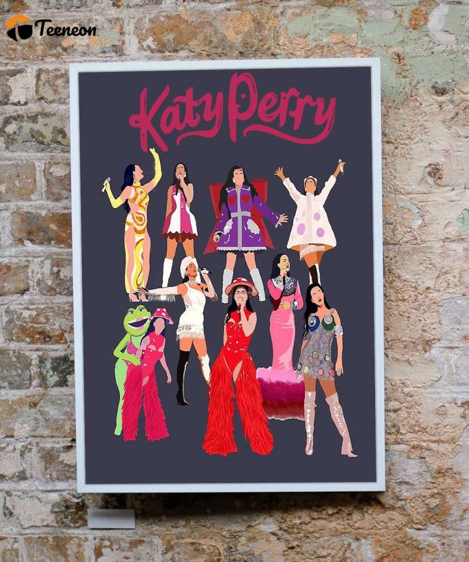 Katy Perry Poster For Home Decor Gift, Katy Perry Collection Poster For Home Decor Gift, Play Las Vegas 2023 Poster For Home Decor Gift 1