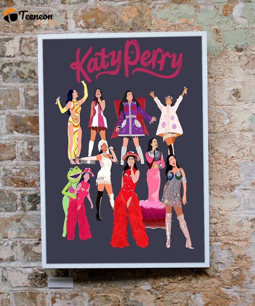 Katy Perry Poster For Home Decor Gift, Katy Perry Collection Poster For Home Decor Gift, Play Las Vegas 2023 Poster For Home Decor Gift 5