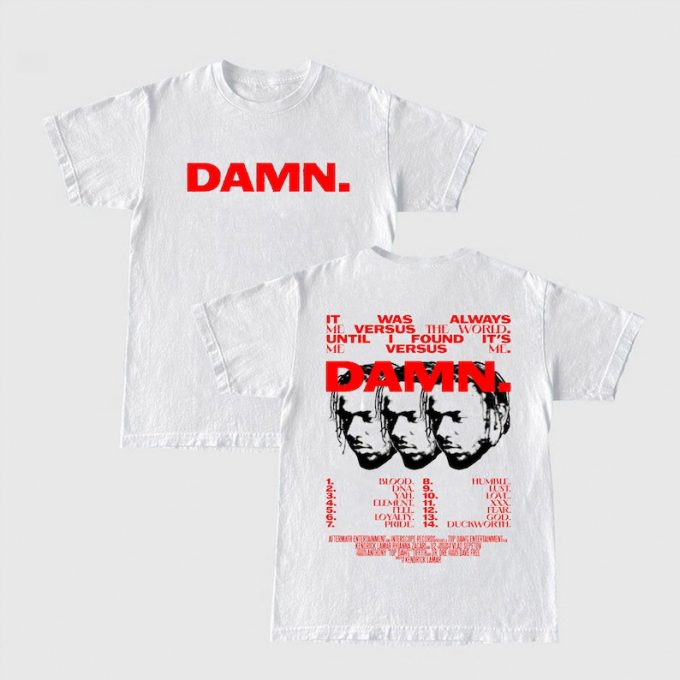 Get The Hottest Kendrick Lamar Damn Shirt - Show Your Love For K-Dot With This Stylish Merchandise 2