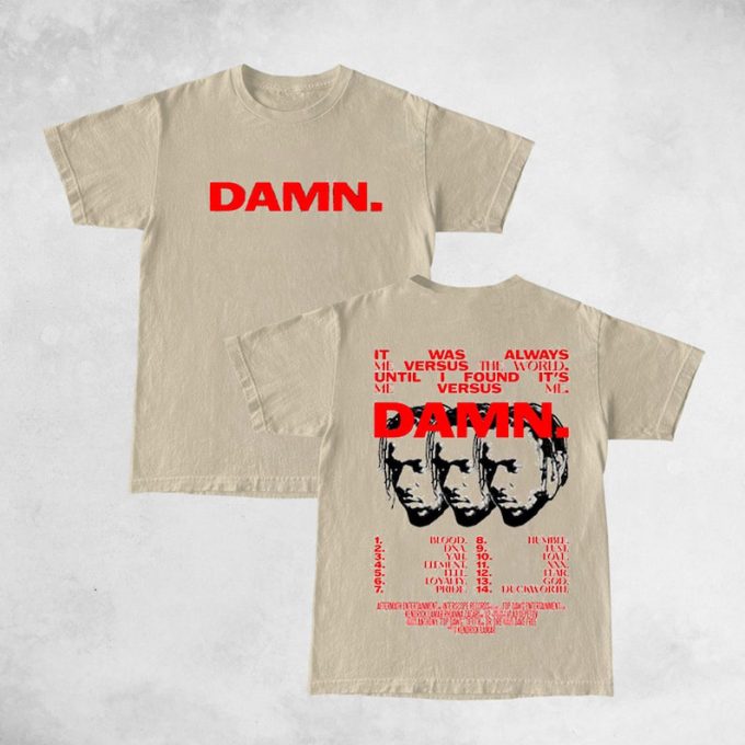 Get The Hottest Kendrick Lamar Damn Shirt - Show Your Love For K-Dot With This Stylish Merchandise 3