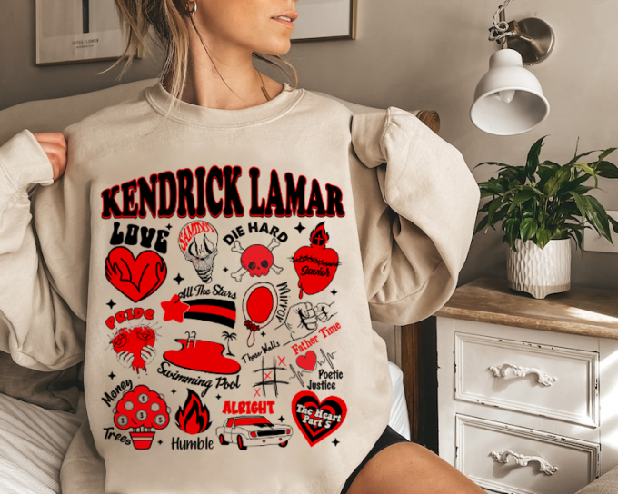 Exclusive Kendrick Lamar Songs Shirt: Show Your Love For Hip-Hop With Trendy Merch! 2