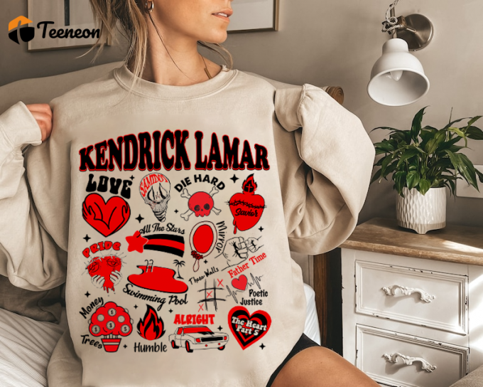 Exclusive Kendrick Lamar Songs Shirt: Show Your Love For Hip-Hop With Trendy Merch! 1