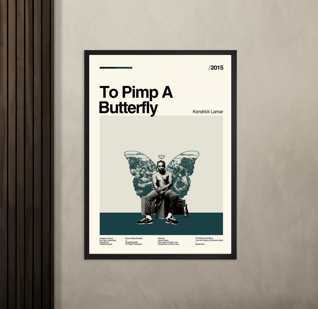 Kendrick Lamar To Pimp A Butterfly Poster - Gift For Home Decor - Gift For Home Decor 5