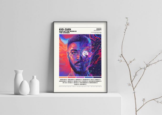 Kid Cudi Poster For Home Decor Gift / Man On The Moon 3 The Chosen Poster For Home Decor Gift 6