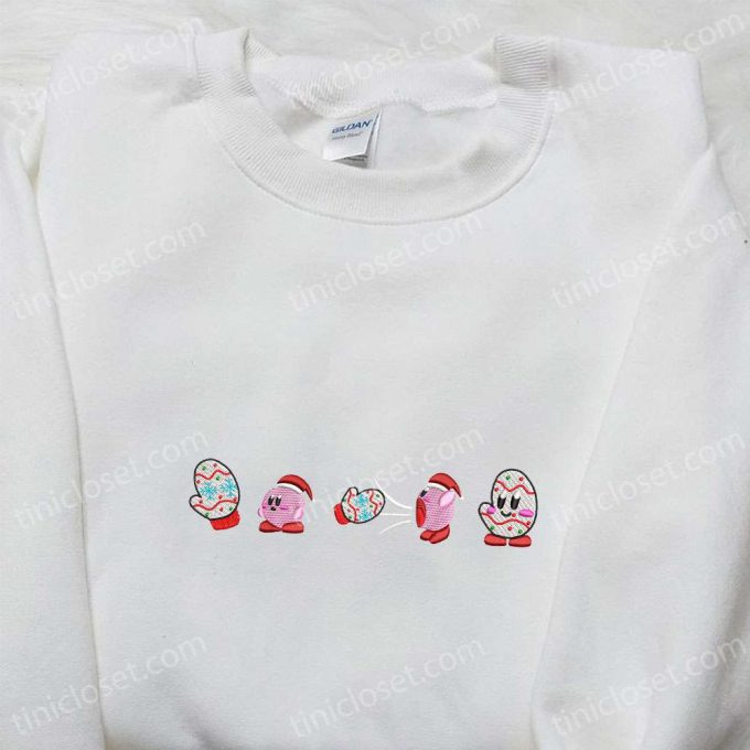 Get F Gift For Men Women With Kirby: Christmas Embroidered Shirt Hoodie &Amp; Sweatshirt Collection 5