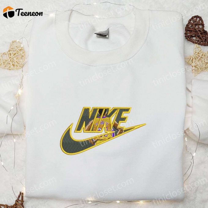 Kobe Bryant X Nike Embroidered Shirt - Nba Sports Hoodie Celebrity Style 1