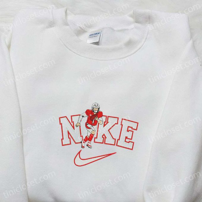 Kyle Murray X Nike: Embroidered Shirt &Amp; Nfl Sports Hoodie - Celebrity Style Apparel 2