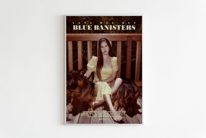 Lana Del Rey 'Blue Banisters' Album Poster For Home Decor Gift 3