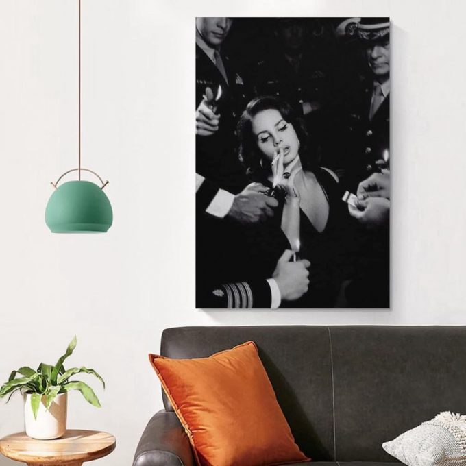 Lana Del Rey Poster For Home Decor Gift Black And White Poster For Home Decor Gift 2