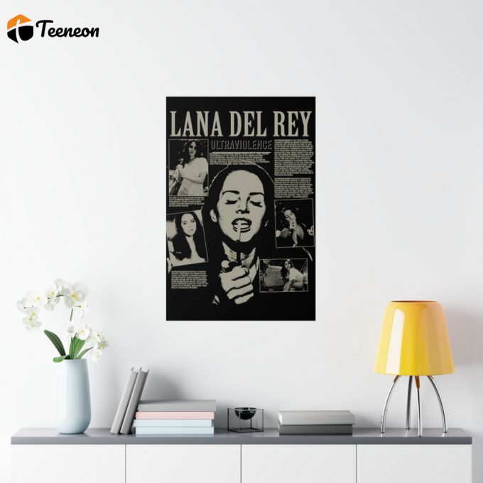 Lana Del Rey Poster For Home Decor Gift - 'Ultraviolence' Album Poster For Home Decor Gift 1