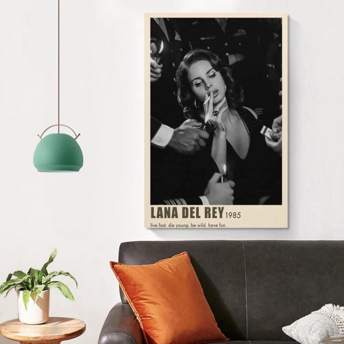 Lana Del Rey Poster For Home Decor Gift, Vintage Poster For Home Decor Gift, Vintage Room Decor 3