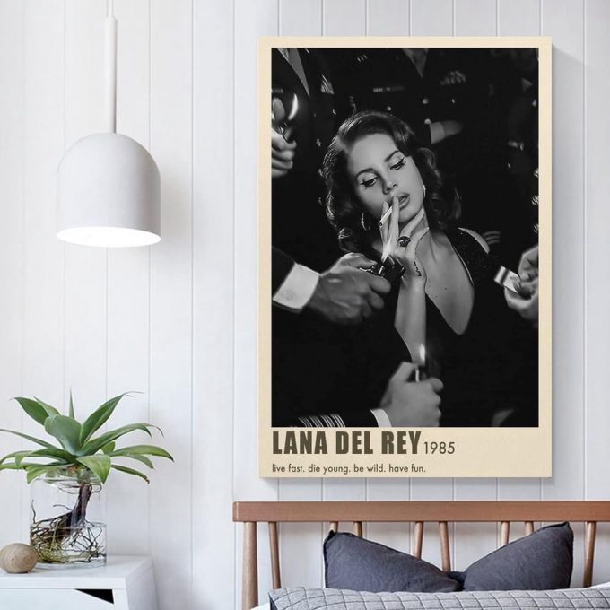 Lana Del Rey Poster For Home Decor Gift, Vintage Poster For Home Decor Gift, Vintage Room Decor 4