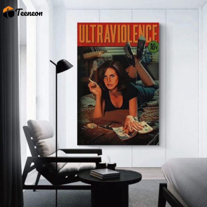 Lana Del Rey Poster For Home Decor Gift, Vintage Poster For Home Decor Gift, Vintage Room Decor 1