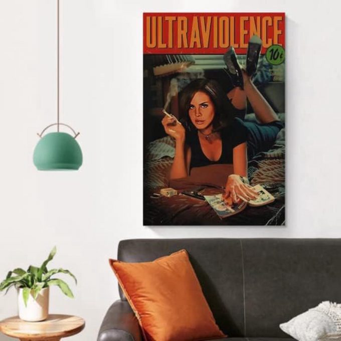 Lana Del Rey Poster For Home Decor Gift, Vintage Poster For Home Decor Gift, Vintage Room Decor 2