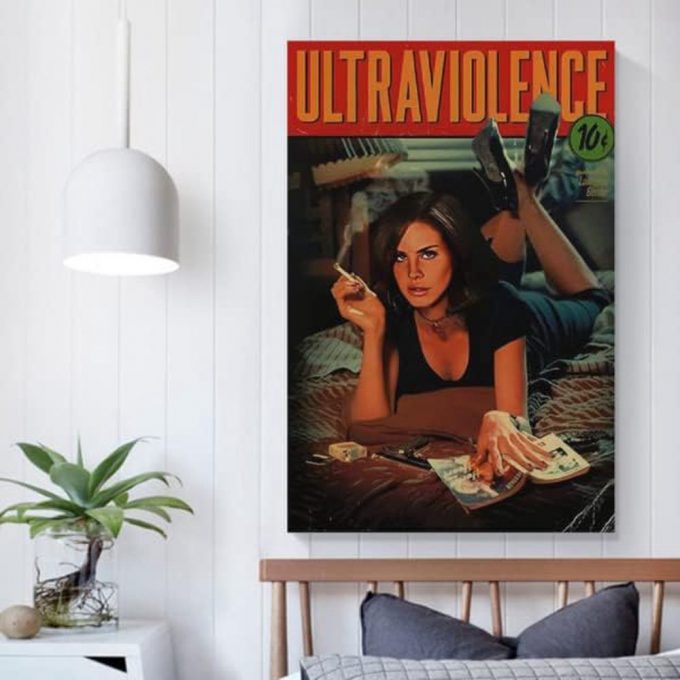 Lana Del Rey Poster For Home Decor Gift, Vintage Poster For Home Decor Gift, Vintage Room Decor 3