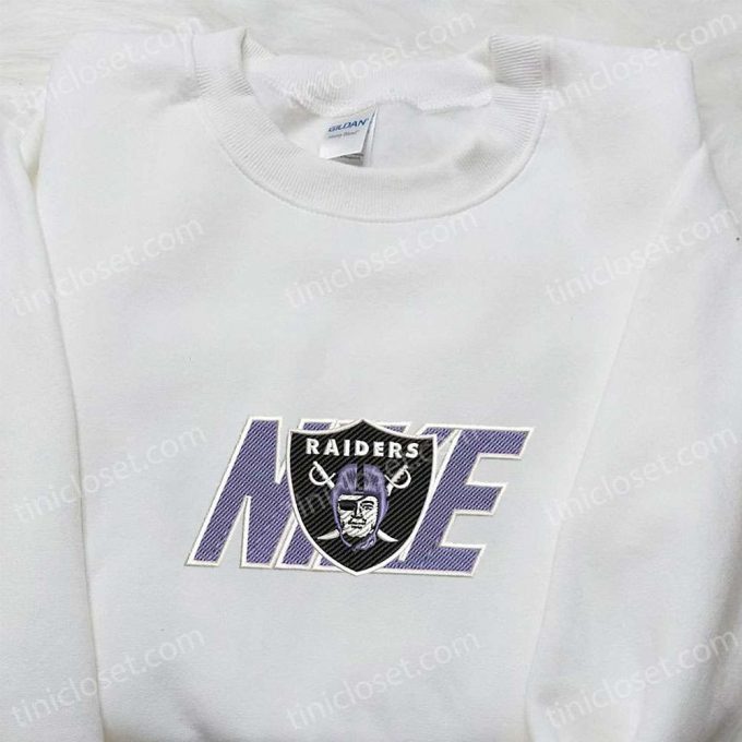 Las Vegas Raiders X Nike Embroidered Shirt - Nfl Sports Hoodie Inspired By Nike Shop Now! 5