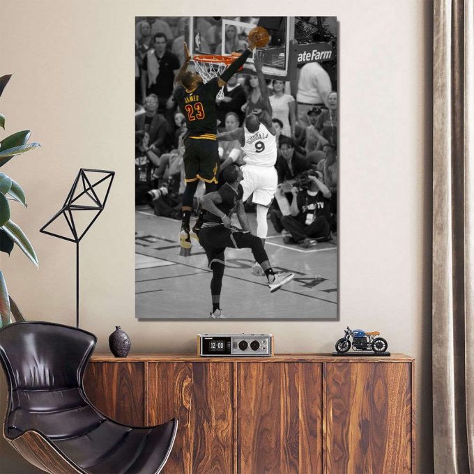 Lebron James Block Poster For Home Decor Gift 3