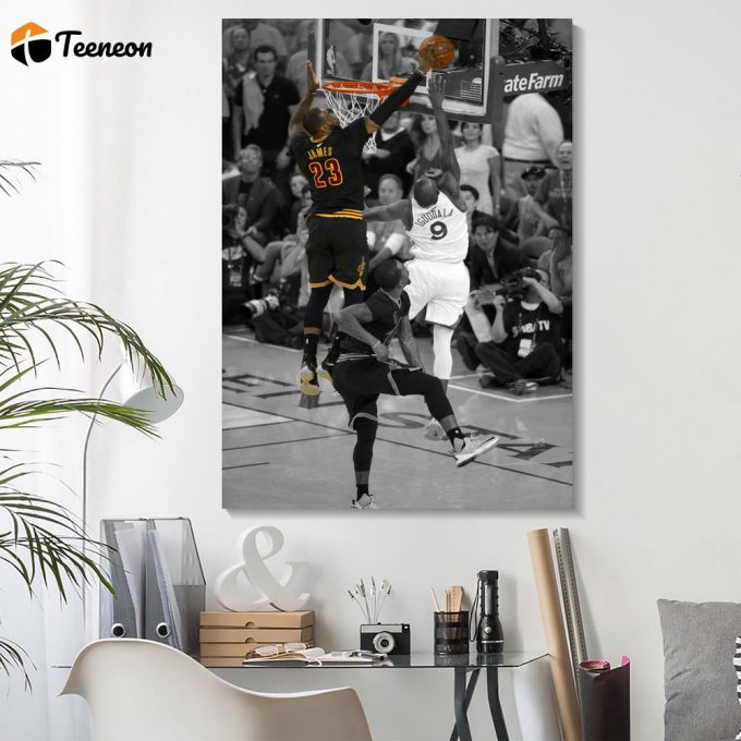 Lebron James Block Poster For Home Decor Gift 1