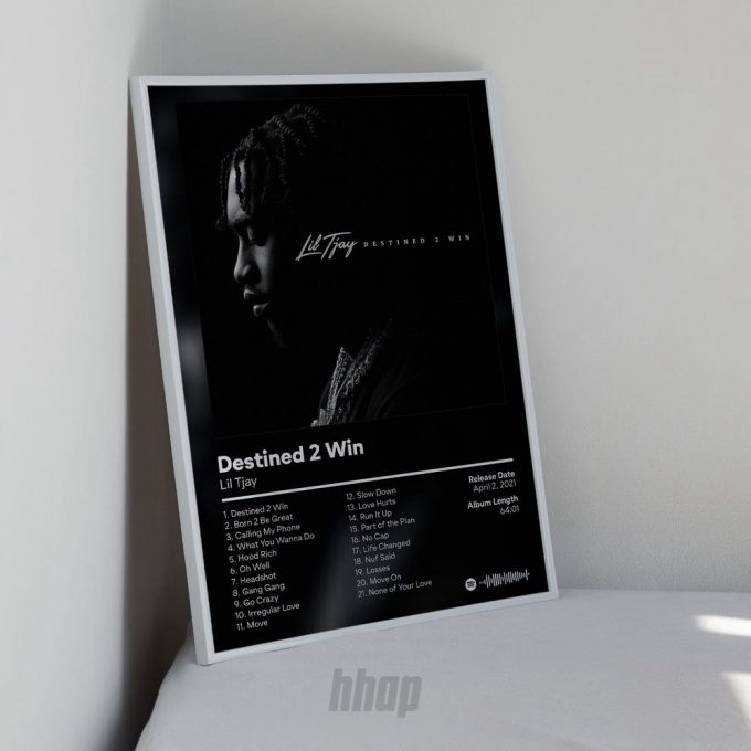 Lil Tjay - Destined 2 Win - Album Cover Poster For Home Decor Gift 2