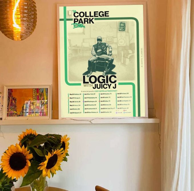 Logic The College Park Tour 2023 Poster For Home Decor Gift 2