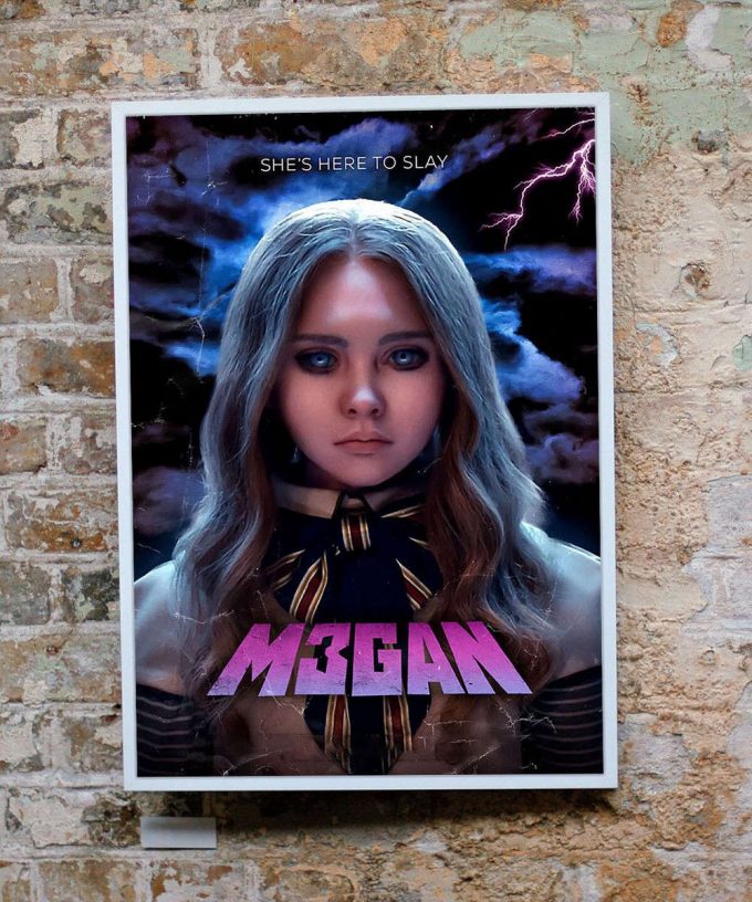 M3Gan Poster For Home Decor Gift, Megan Movie 2023 Poster For Home Decor Gift, Megan Dance Print Art 2