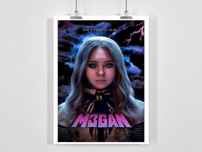 M3Gan Poster For Home Decor Gift, Megan Movie 2023 Poster For Home Decor Gift, Megan Dance Print Art 4