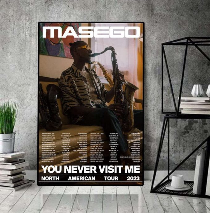 Masego You Never Visit Me Tour 2023 Poster 2