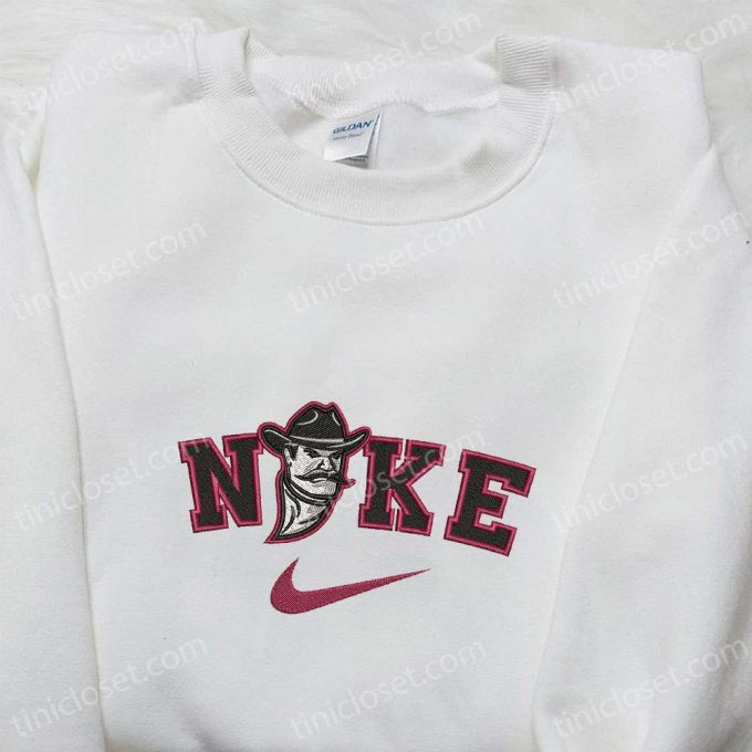 Mexico State Aggies Nike Embroidered Shirt &Amp; Ncaa Sports Hoodie: B Gift For Men Women Gift Idea For Fans 3