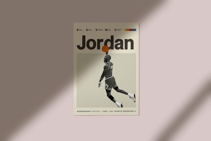 Michael Jordan Poster For Home Decor Gift 2