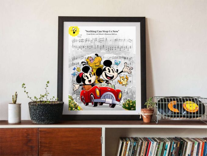 Mickey And Minnie Runaway Railway Poster For Home Decor Gift 2