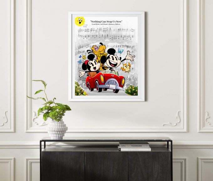 Mickey And Minnie Runaway Railway Poster For Home Decor Gift 4