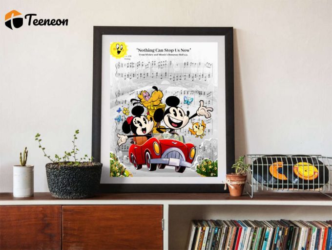 Mickey And Minnie Runaway Railway Poster For Home Decor Gift 1