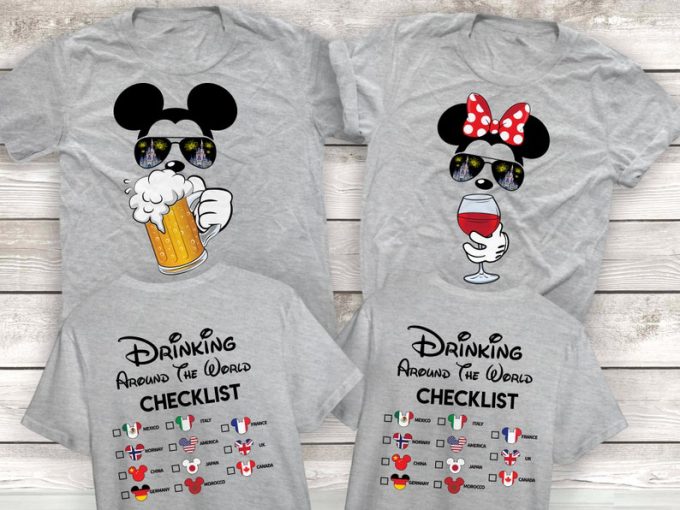 Mickey Beer Minnie Wine Shirt: Fun And Stylish Disney-Inspired Apparel For Beer And Wine Enthusiasts 3