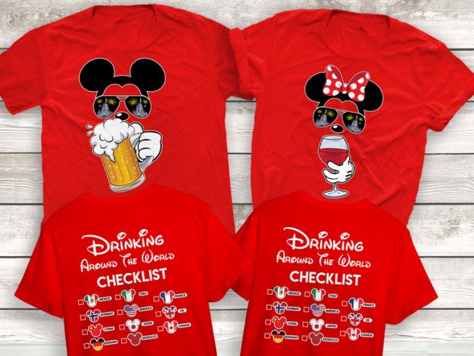 Mickey Beer Minnie Wine Shirt: Fun And Stylish Disney-Inspired Apparel For Beer And Wine Enthusiasts 6