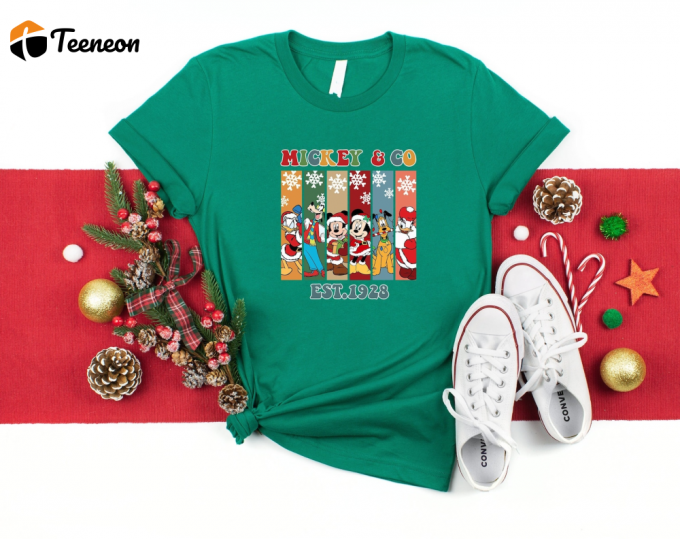 Magical Mickey Christmas Shirt: Disney Xmas Matching Pajama Set 1