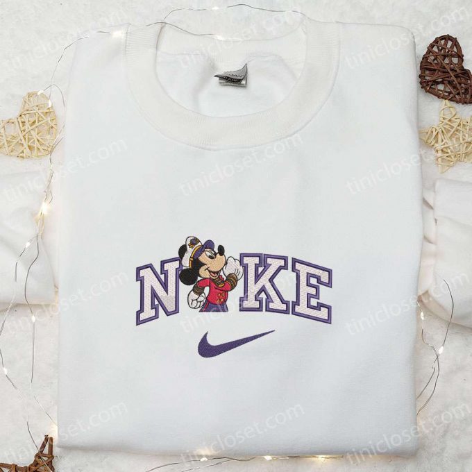 Mickey Cruise Trip X Nike Embroidered Shirt Disney Characters Embroidered Shirt &Amp; Cartoon Hoodie 2