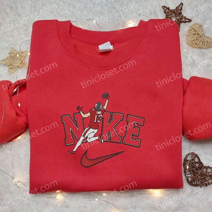 Mike Evans X Nike Embroidered Shirt: Nfl Sports Hoodie For Celebrities 4