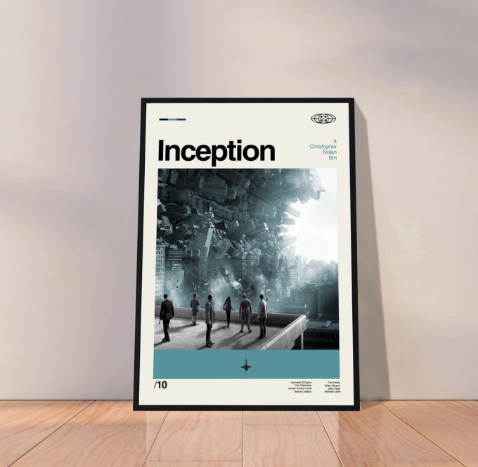 Minimalist Inception Movie Poster For Home Decor Gift - Retro Modern Art 2