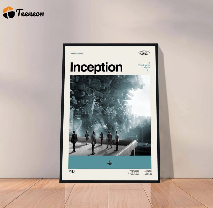 Minimalist Inception Movie Poster For Home Decor Gift - Retro Modern Art 1