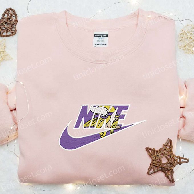 Minn Gift For Men Women Vikings X Nike Embroidered Shirt - Nfl Sports Hoodie Nike Inspired Premium Quality 3