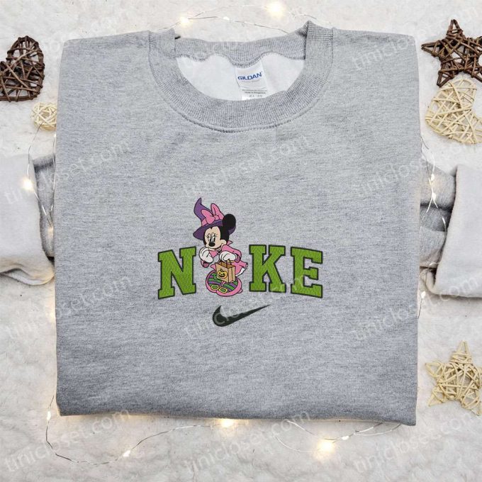 Minnie Mouse Candy Bag Halloween X Nike Embroidered Sweatshirt &Amp; Shirt: B Gift For Men Women Halloween Gift Ideas 2