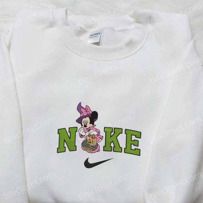 Minnie Mouse Candy Bag Halloween X Nike Embroidered Sweatshirt &Amp; Shirt: B Gift For Men Women Halloween Gift Ideas 3