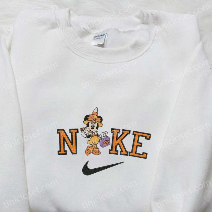 Minnie Mouse Trick Or Treat X Nike Embroidered Sweatshirt: Halloween Shirt &Amp; Gift Ideas 4