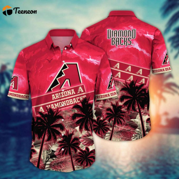 Mlb Arizona Diamondbacks Hawaiian Shirt Aloha Spirit Soars Gift For Fans 1