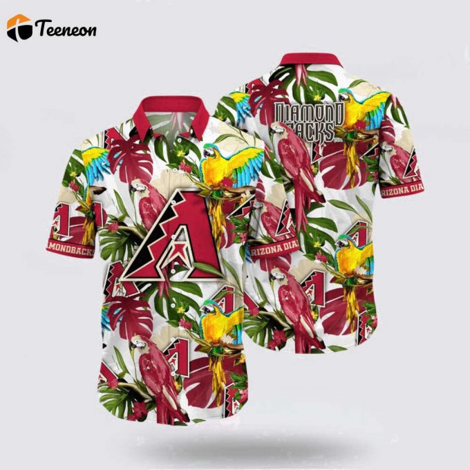 Mlb Arizona Diamondbacks Hawaiian Shirt Celebrate Summer In Style For Fan 1