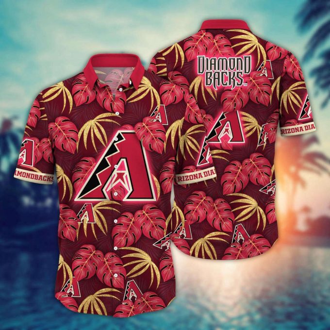 Mlb Arizona Diamondbacks Hawaiian Shirt Floral Symphony Gift For Fans 2