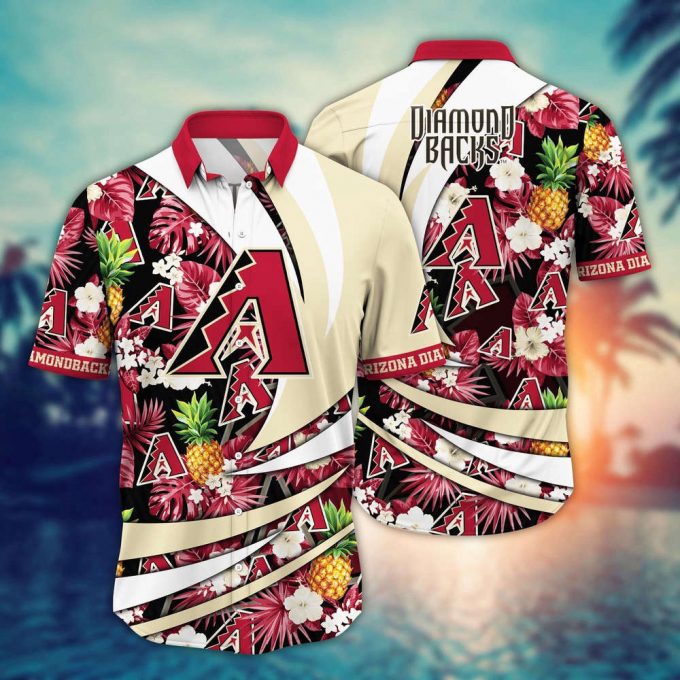 Mlb Arizona Diamondbacks Hawaiian Shirt Flower Bloom In Glory For Fans 2