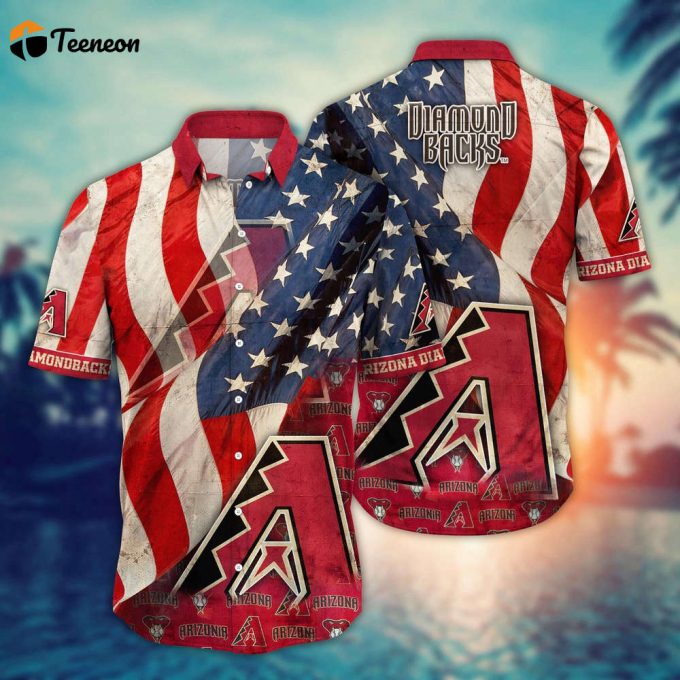 Mlb Arizona Diamondbacks Hawaiian Shirt Flower Swing Into Hawaiianan Chic For Fans 1