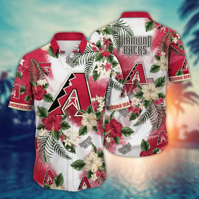 Mlb Arizona Diamondbacks Hawaiian Shirt Pitch Perfect Bloom Gift For Fans 2