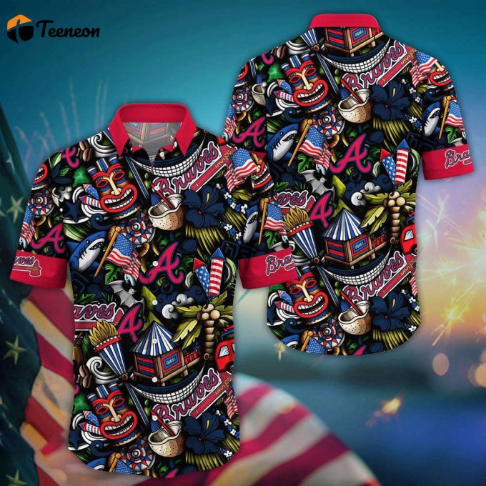 Mlb Atlanta Braves Hawaii Shirt Vibrant Aloha For Cool Fans 1